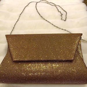 Elegant Gold Evening Clutch